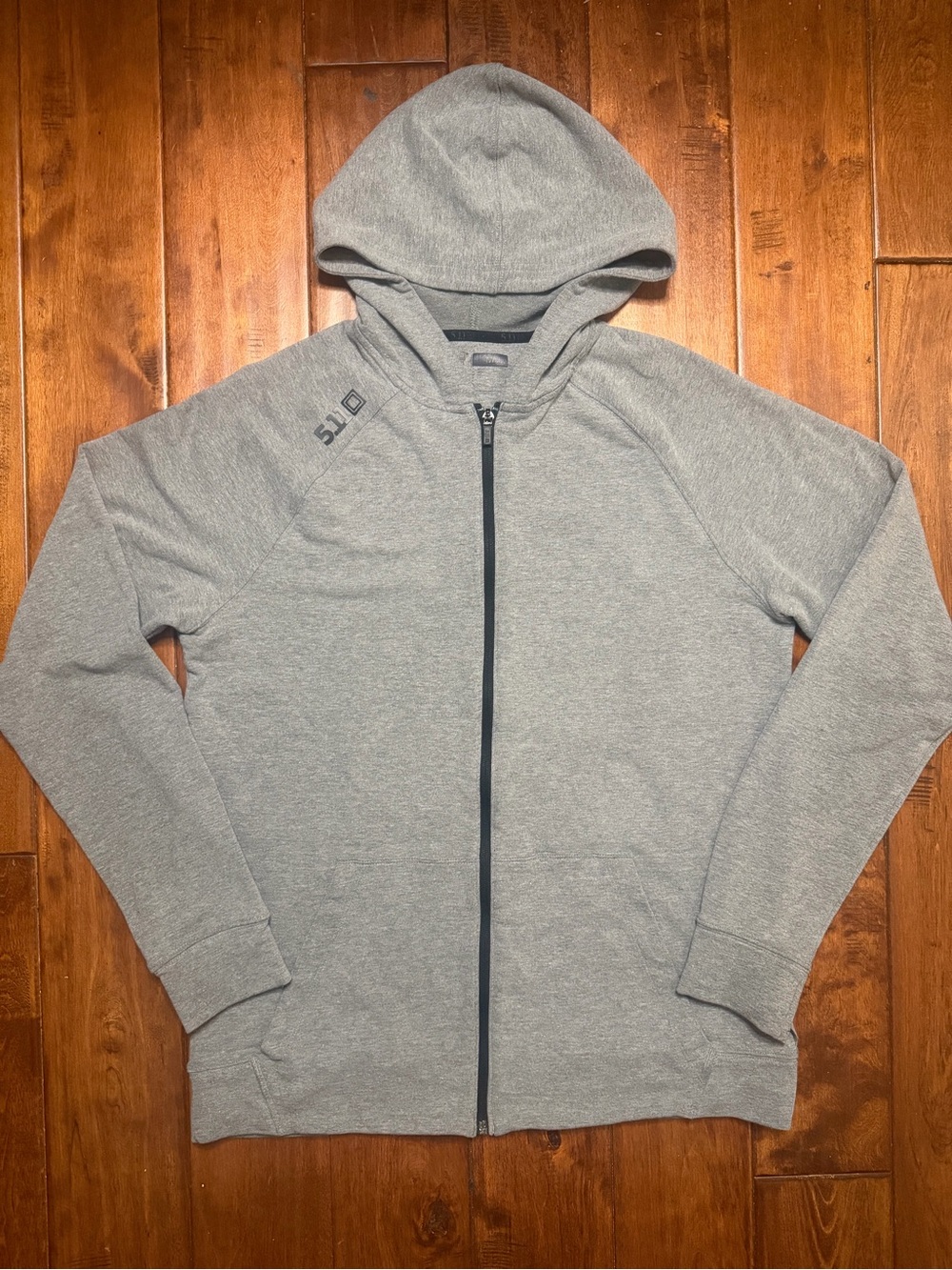 5.11 Tactical Lightweight Gray Zip-Up Hoodie Sweater